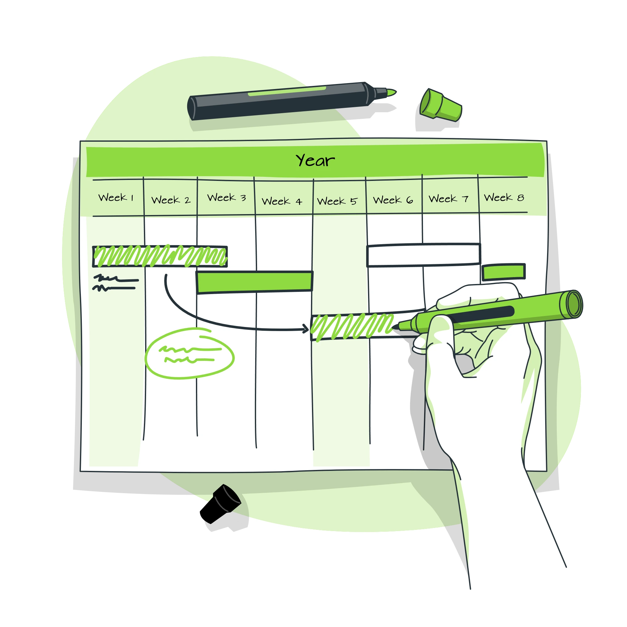 Timeline Illustration